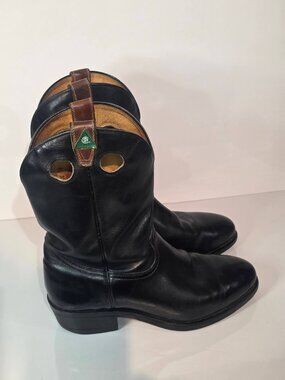 BOULET 1429 Men CSA Steel Toe Cowboy Boots 9.5 W